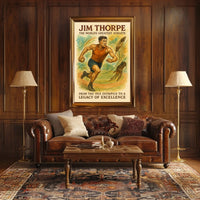 Jim Thorpe Legendary Athlete Jim Thorpe Poster