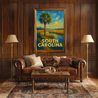 South Carolina Landscape Poster