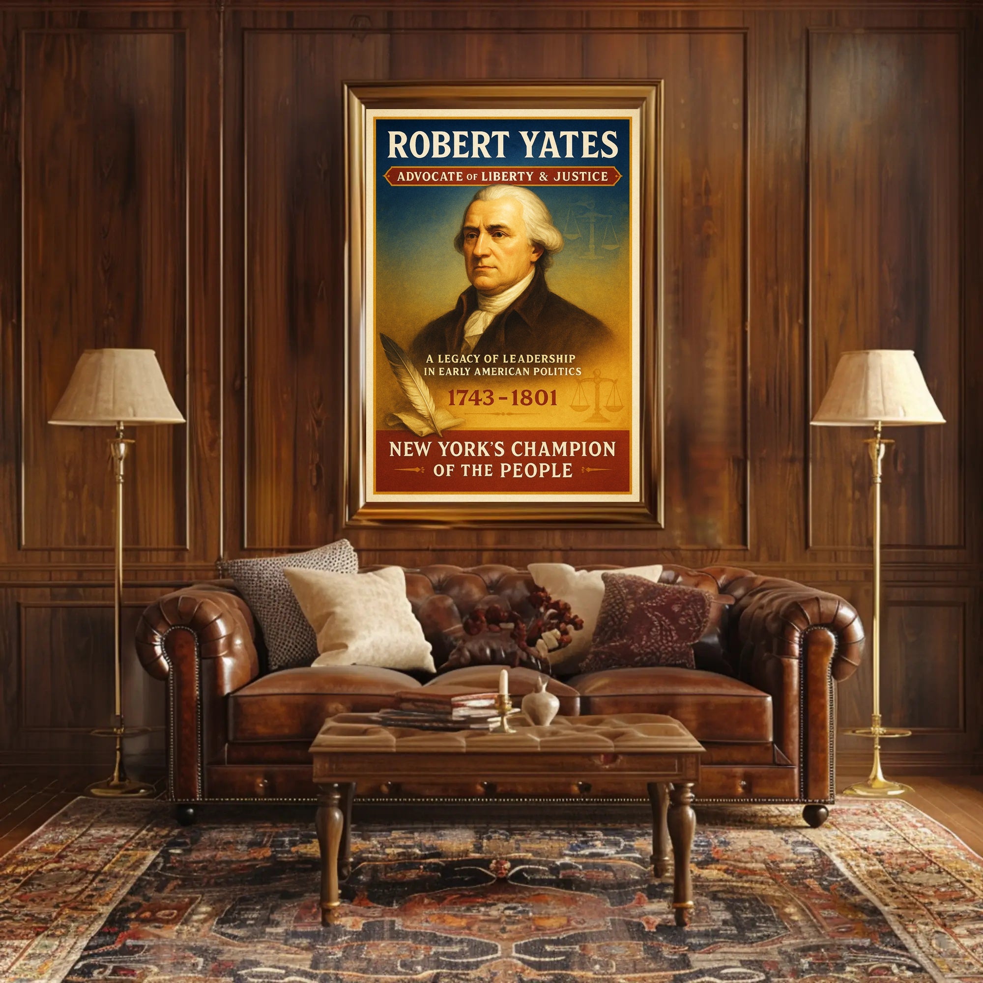 Robert Yates Advocate of Liberty & Justice Poster
