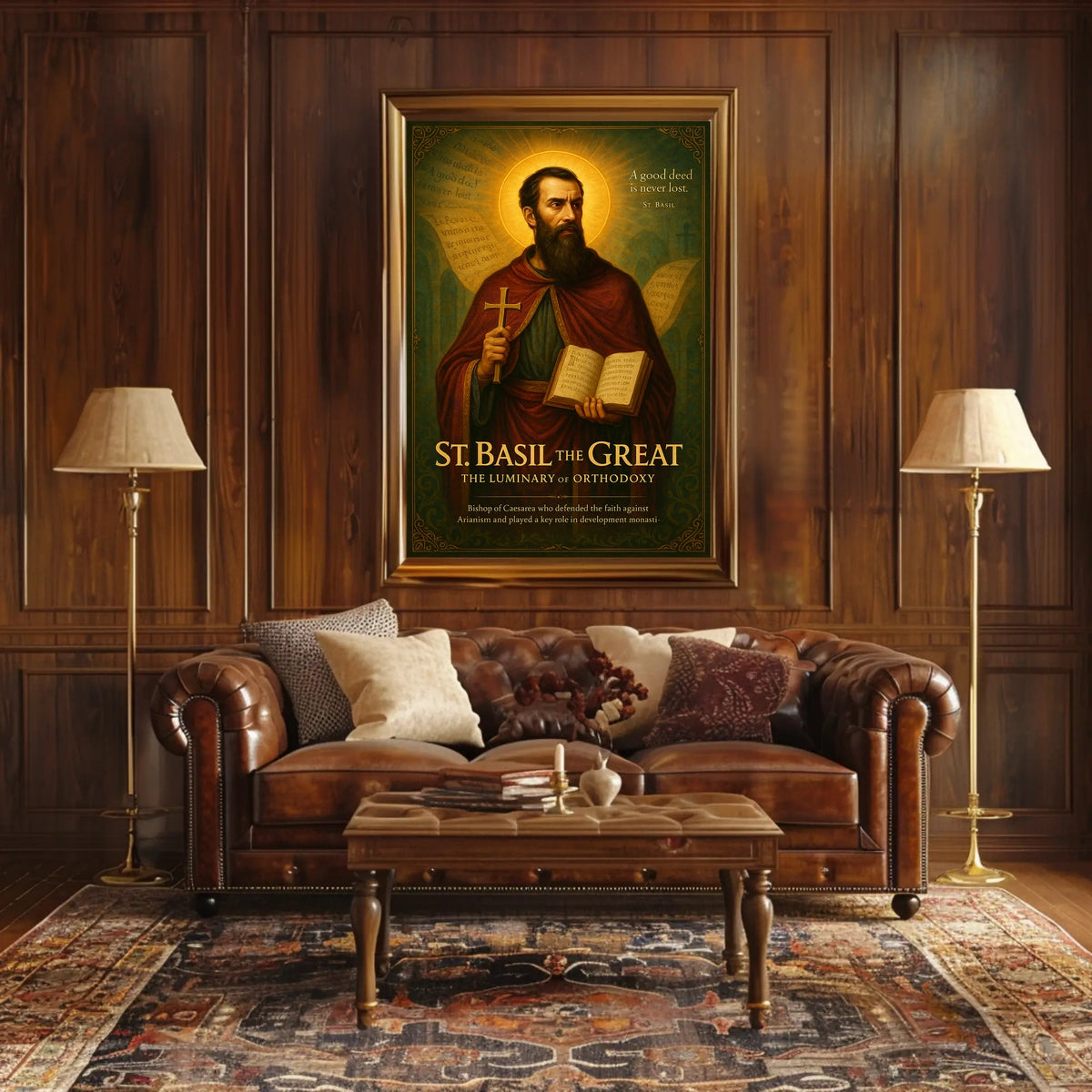 St. Basil The Great The Luminary Of Poster