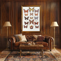 Butterfly Collection and Smokey Bear Poster PosterGoat