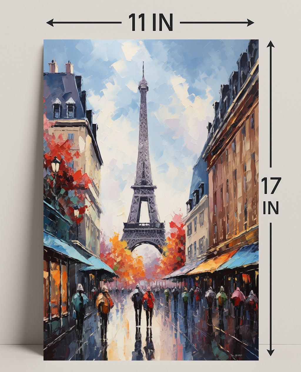 Autumn In Paris Poster