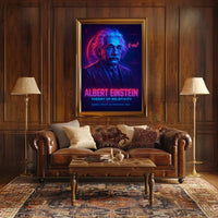 Science Education Albert Einstein Theory Of Relativity Poster