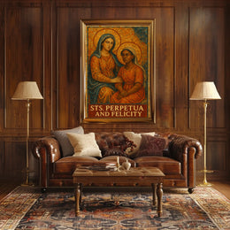 Saints Perpetua And Felicity Poster