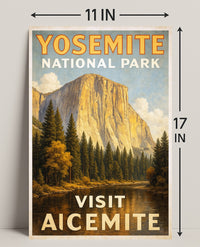 Yosemite National Park Poster PosterGoat