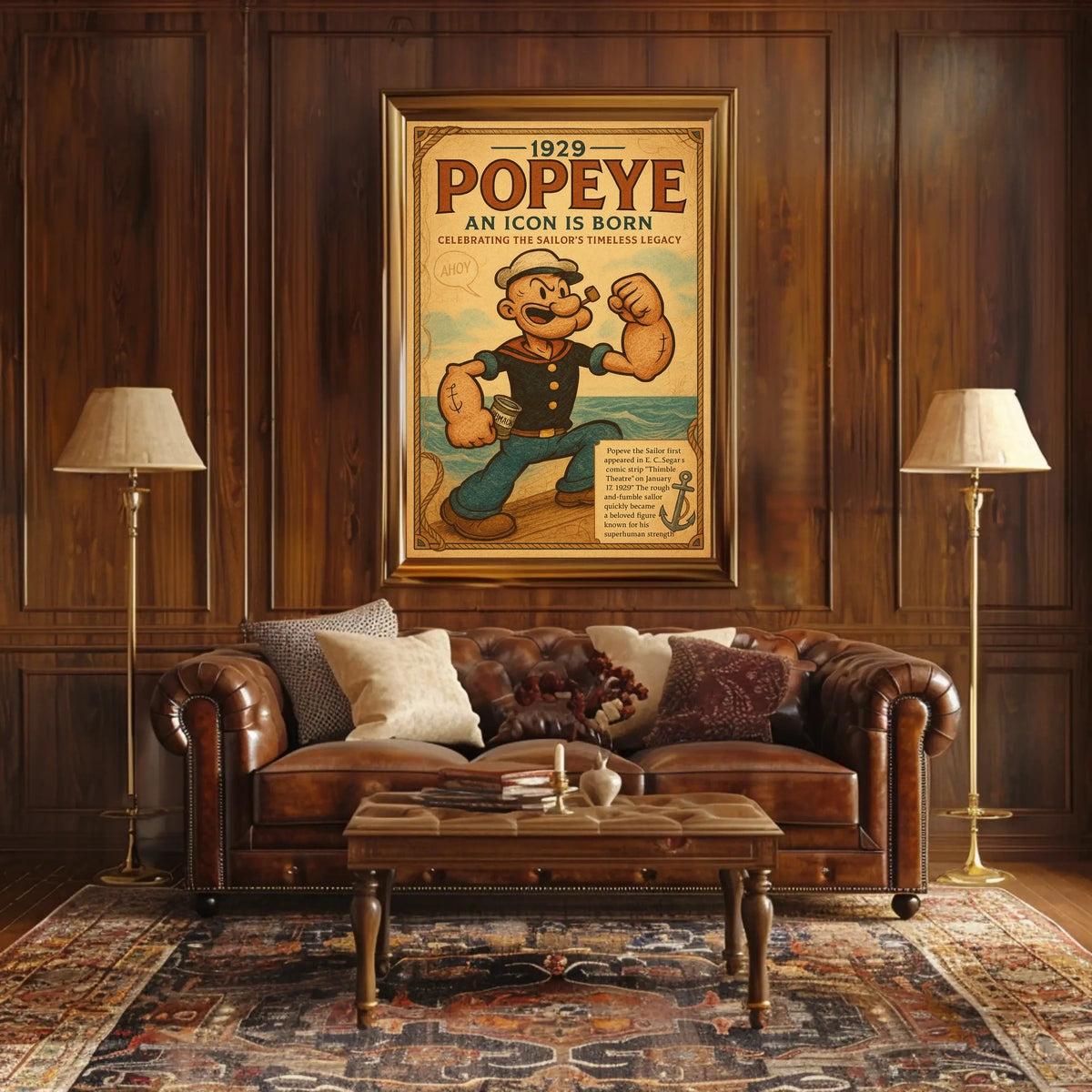Popeye 1929 Art Poster POP-80