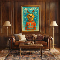 Winter Cityscapes Christmas Poster