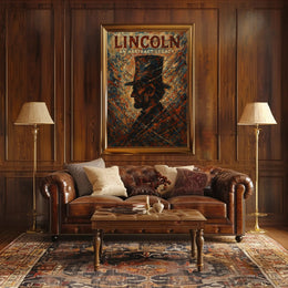 Lincoln An Abstract Legacy Poster PosterGoat