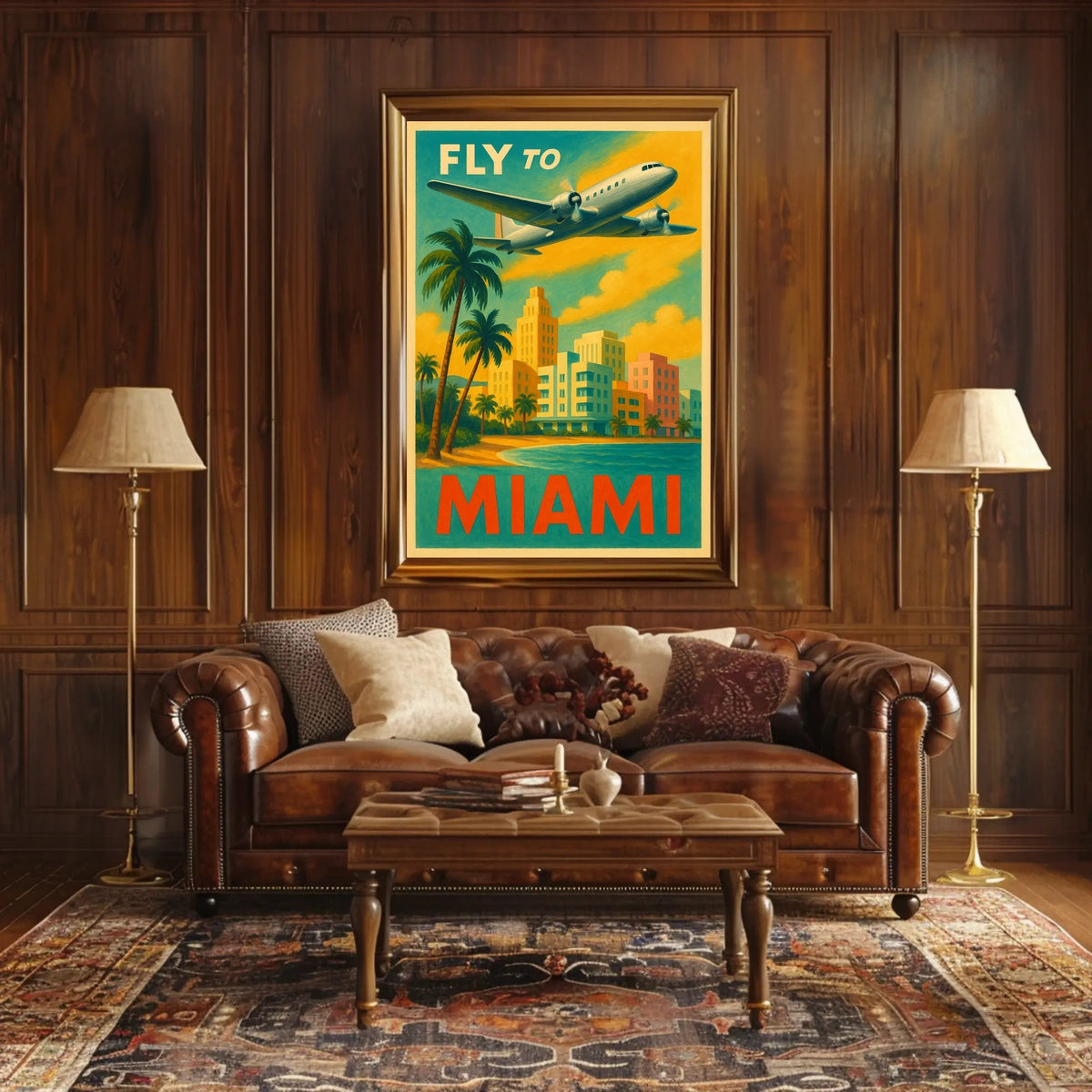 Fly to Miami Poster