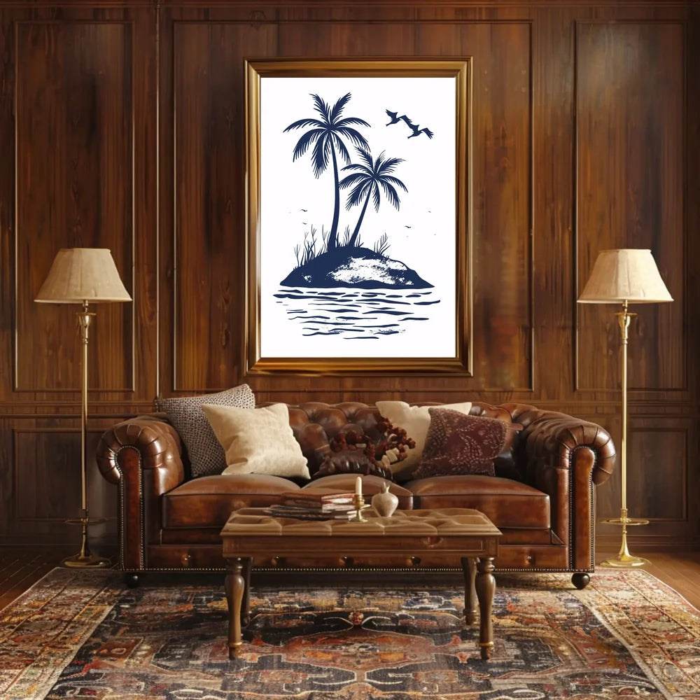 Vibrant Urban Landscape Art Poster