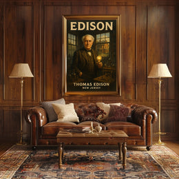 Thomas Edison The Inventor From New Poster