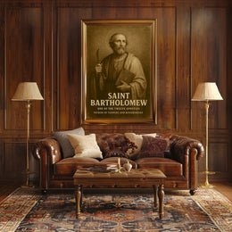 Saint Bartholomew Apostle And Patron Poster