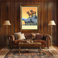 Preserve Wildlife in National Parks Poster PosterGoat