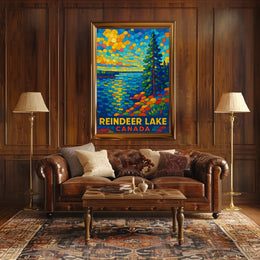 Reindeer Lake, Canada Poster