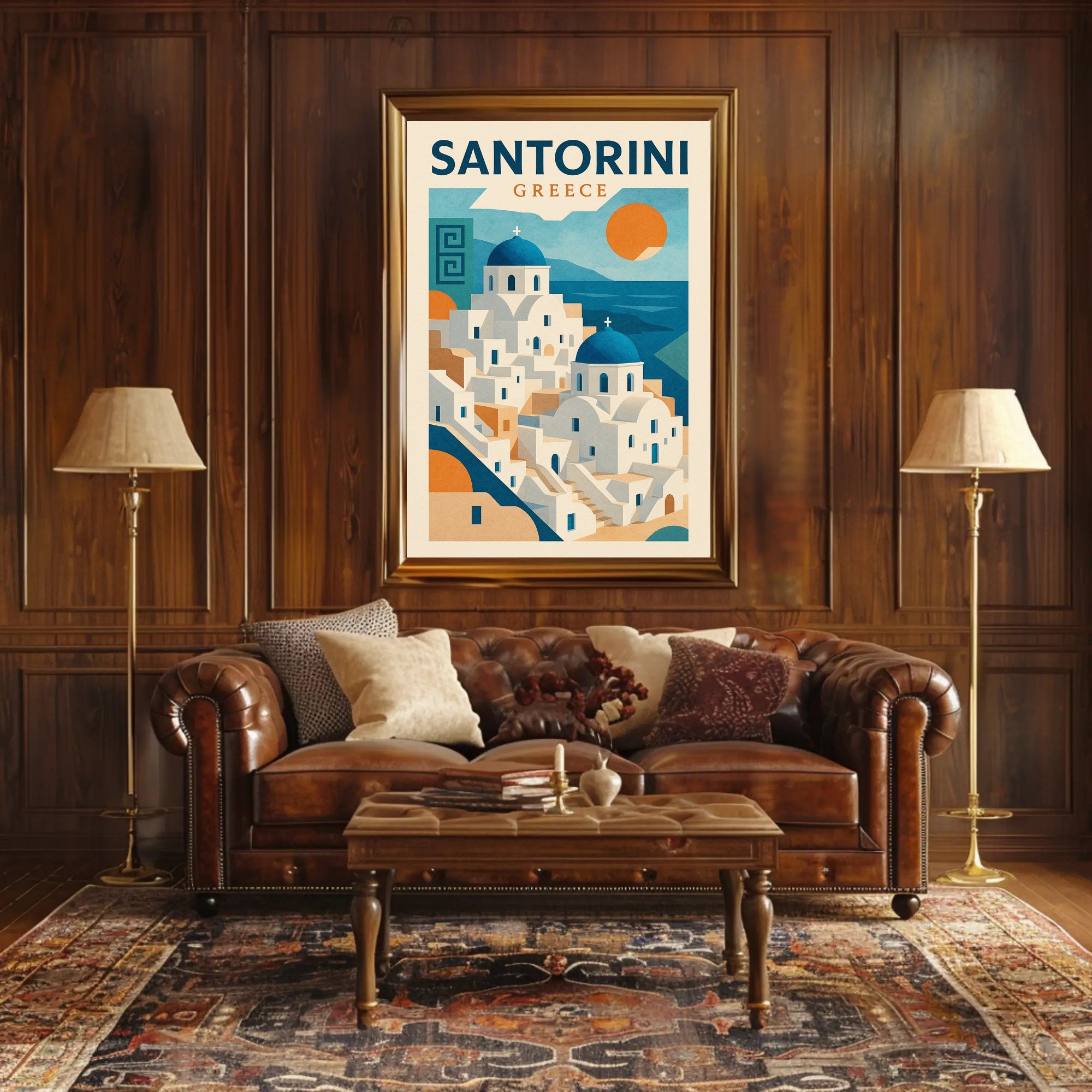 Santorini  Greece Poster PosterGoat