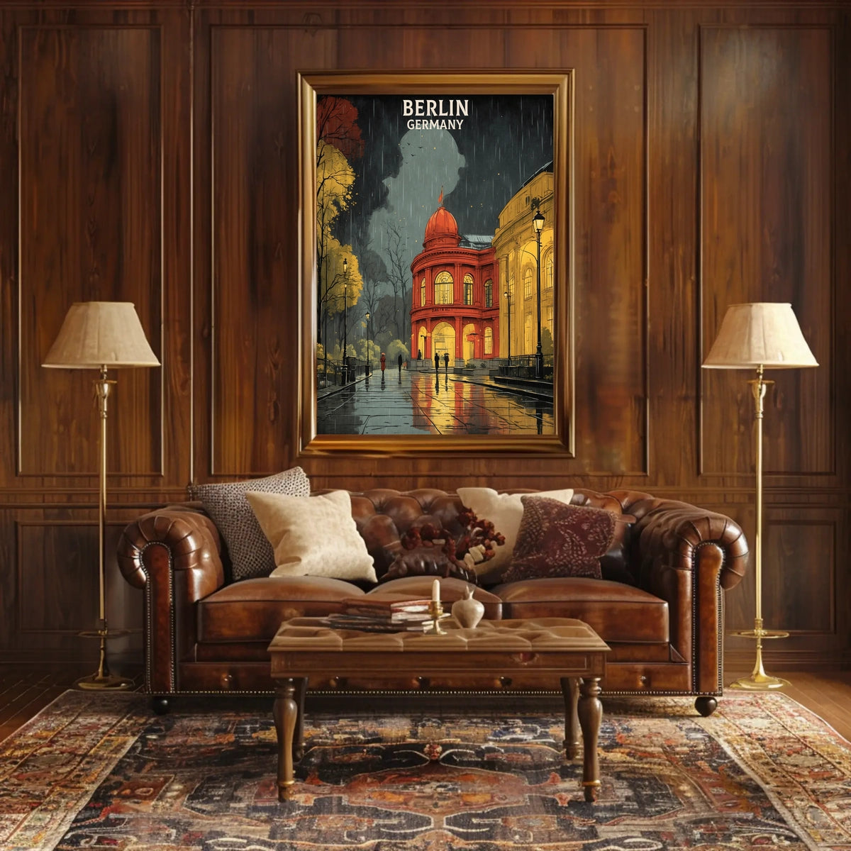 Berlin in the Rain Poster
