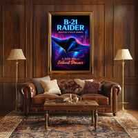 B-21 Raider Silent Power Poster