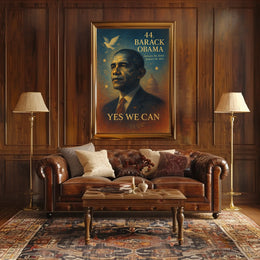 Barack Obama Inspirational and Iconic Historical or Presidential Poster