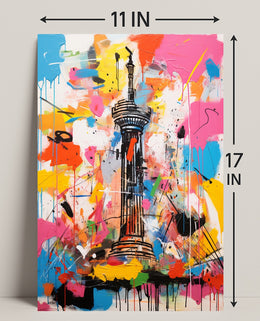 Vibrant Tower Poster