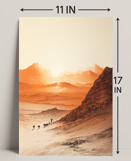 Journey Through The Desert Poster