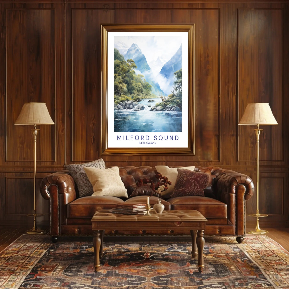 Milford Sound New Zealand Poster