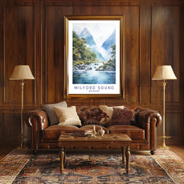 Milford Sound New Zealand Poster