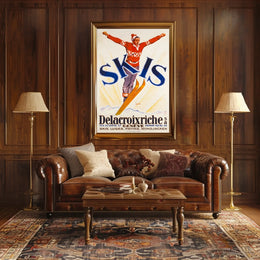 Delacroixriche Winter Sports Poster