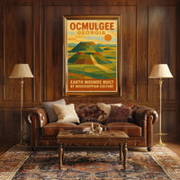Ocmulgee Earth Mounds Poster