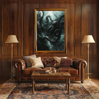 Kraken Unleashed: Epic Sea Creature Poster Art PosterGoat