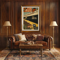 New Boat Train Adventure Poster PosterGoat
