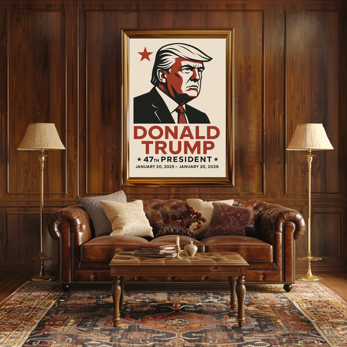 Donald Trump 47th President Poster