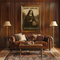Saint Abigail Irish Abbess Poster
