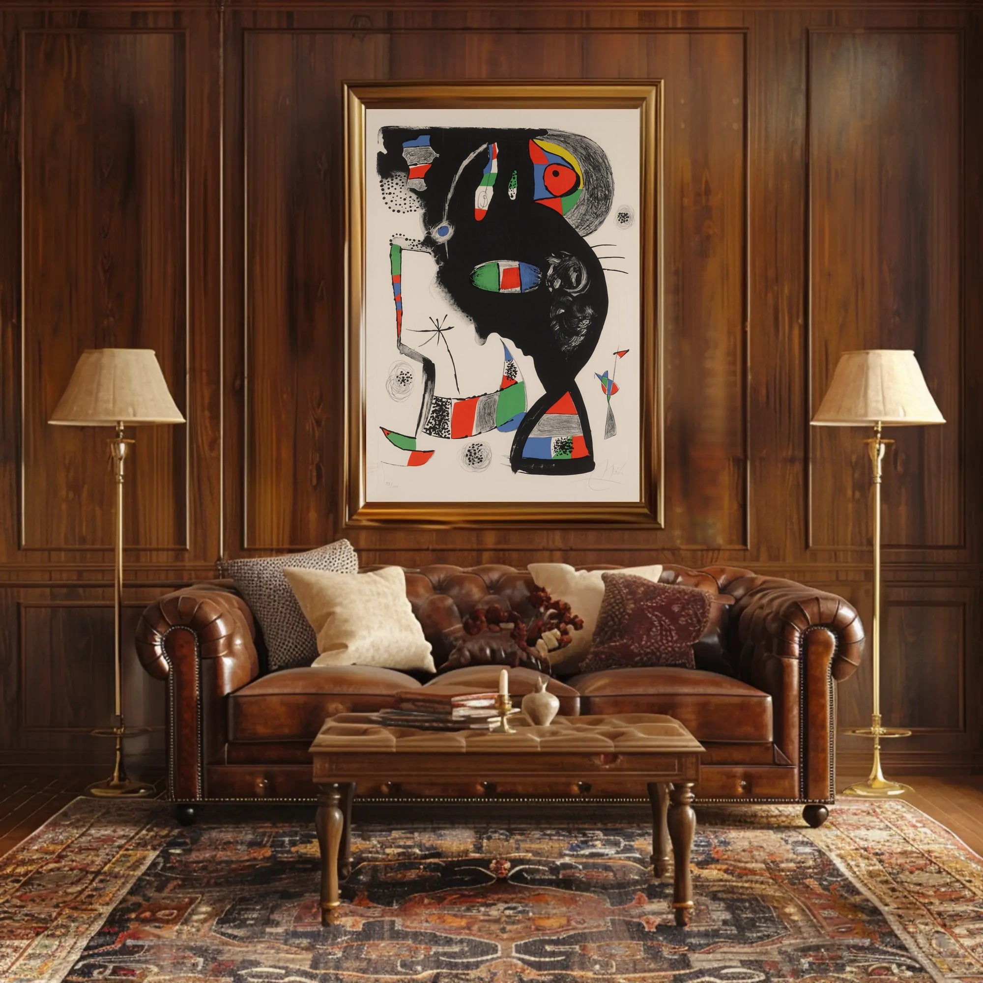 Abstract Composition Poster Vibrant Modern Art Print