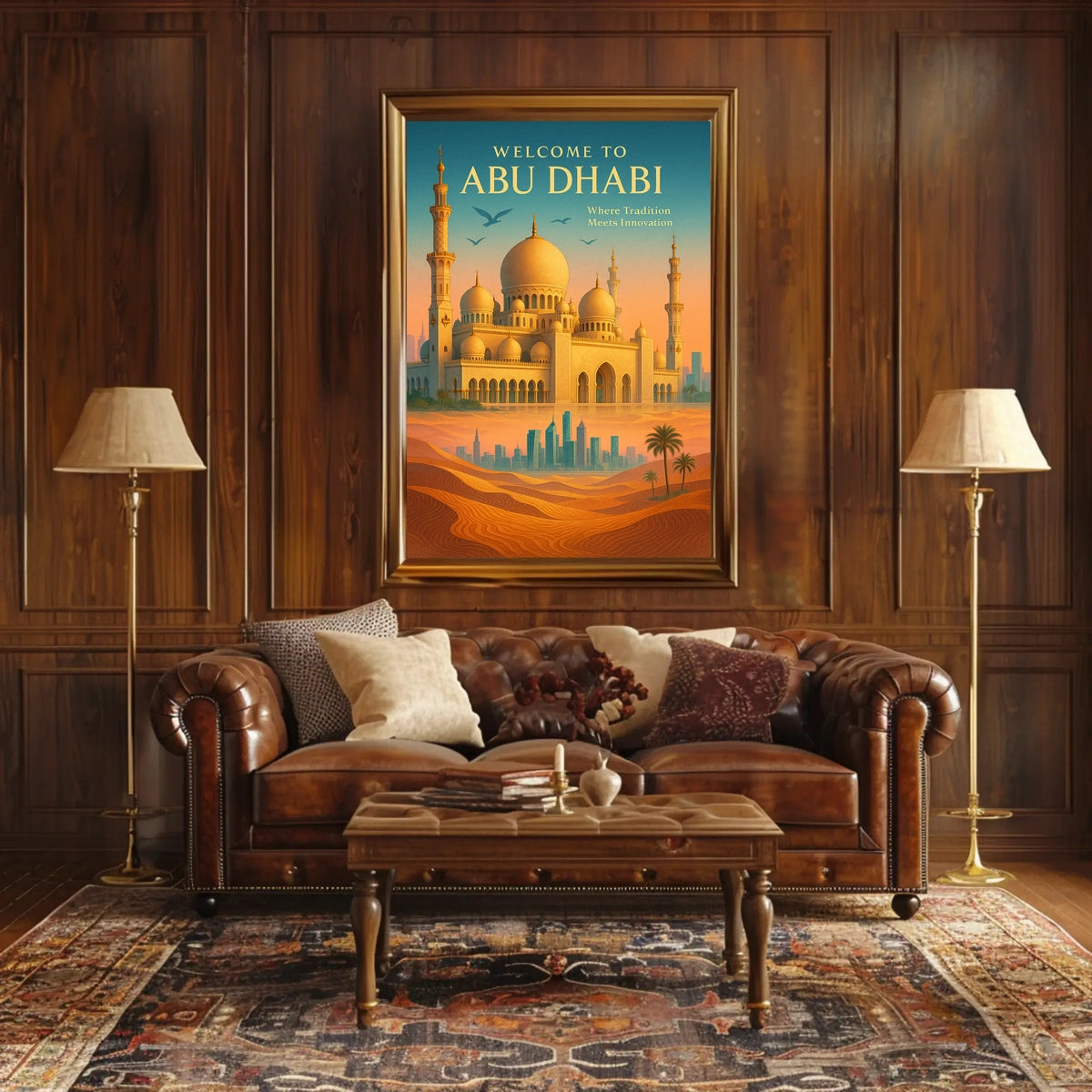 Welcome To Abu Dhabi Poster