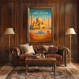 Welcome To Abu Dhabi Poster