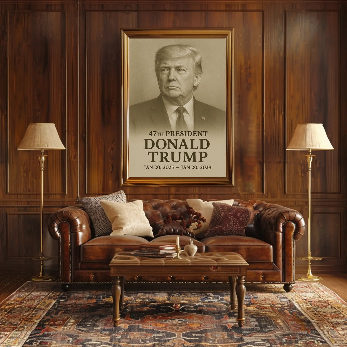 Donald Trump 47th President Poster