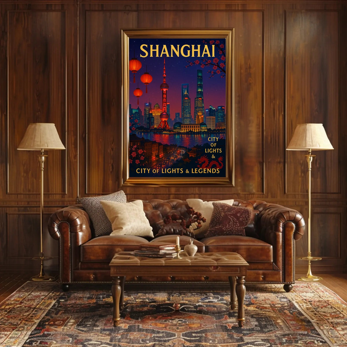 Shanghai City of Lights Legends Poster
