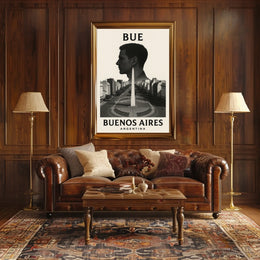 Buenos Aires Silhouette Poster