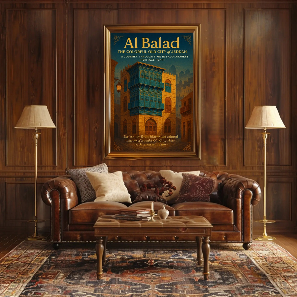 Al Balad The Colorful Old City Of Poster