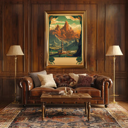 Majestic Mountain Vista Poster