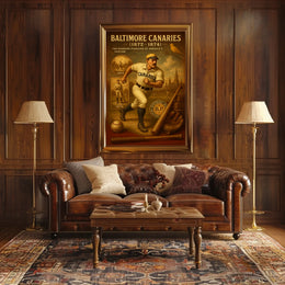 Baltimore Canaries The Diamond Pioneers Poster