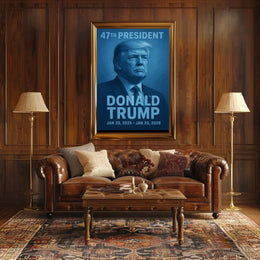 Donald Trump 47th President Poster
