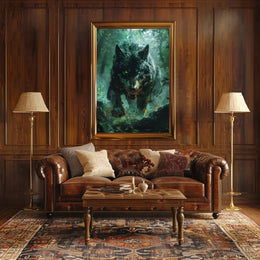 The Enigmatic Wolf Poster PosterGoat
