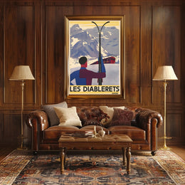 Les Diablerets Swiss Alps Adventure Poster