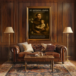 St. Anthony Reverence: Classical Spiritual Heritage Poster PosterGoat