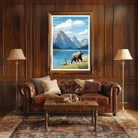 Lake Clark National Park Scenic Poster Print