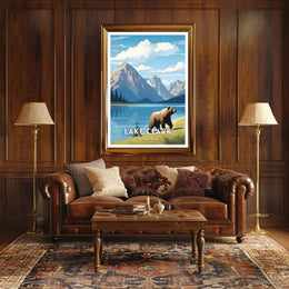 Lake Clark National Park Scenic Poster Print
