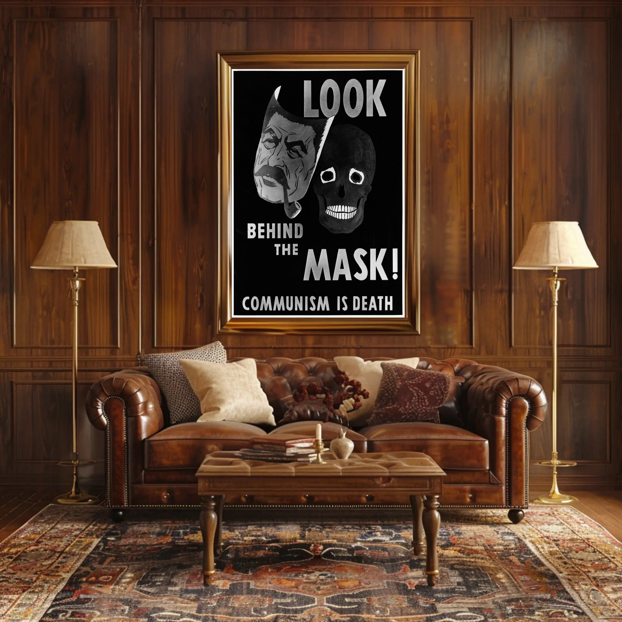 Anti-Communism Propaganda Poster PosterGoat