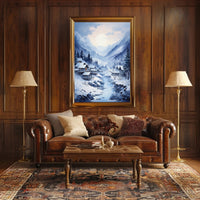 Winter Wonderland Village Poster
