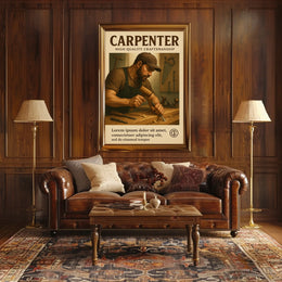 Masterful Carpentry Poster